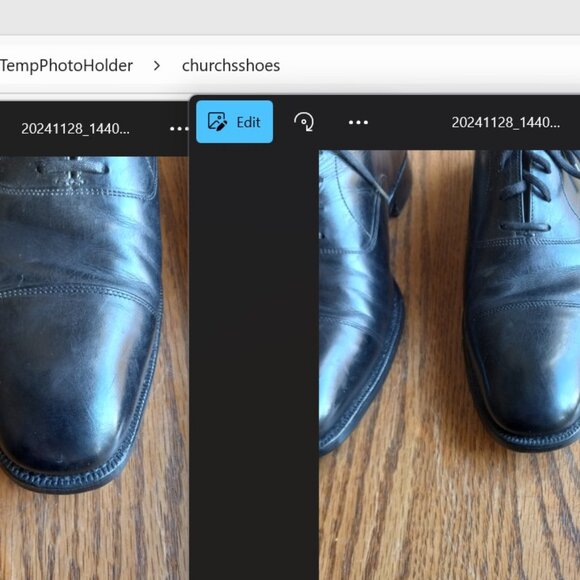 Church's Consul IV Leather Oxford Custom Grade Black Men's Shoes Size 11, 73LAST - Picture 10 of 16